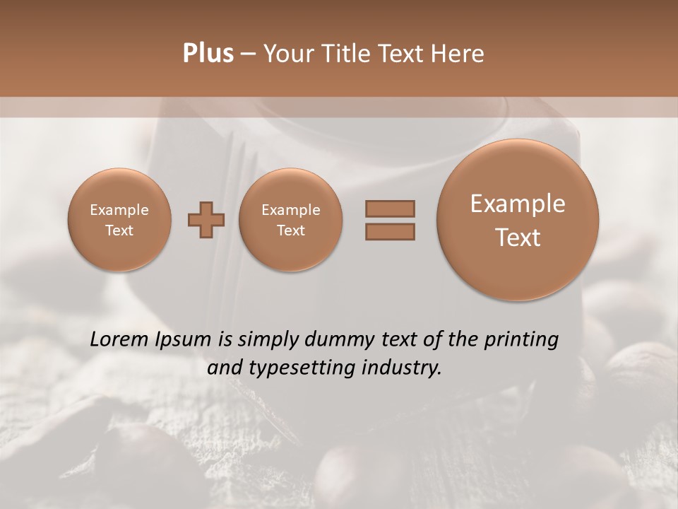 Black Cocoa Mocca PowerPoint Template