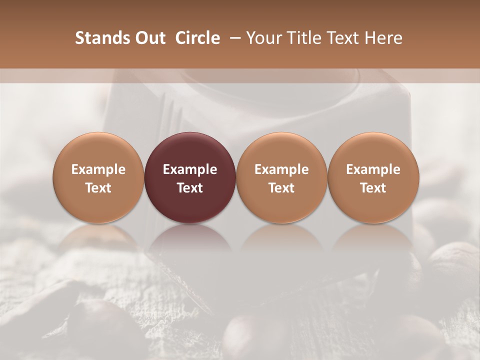 Black Cocoa Mocca PowerPoint Template