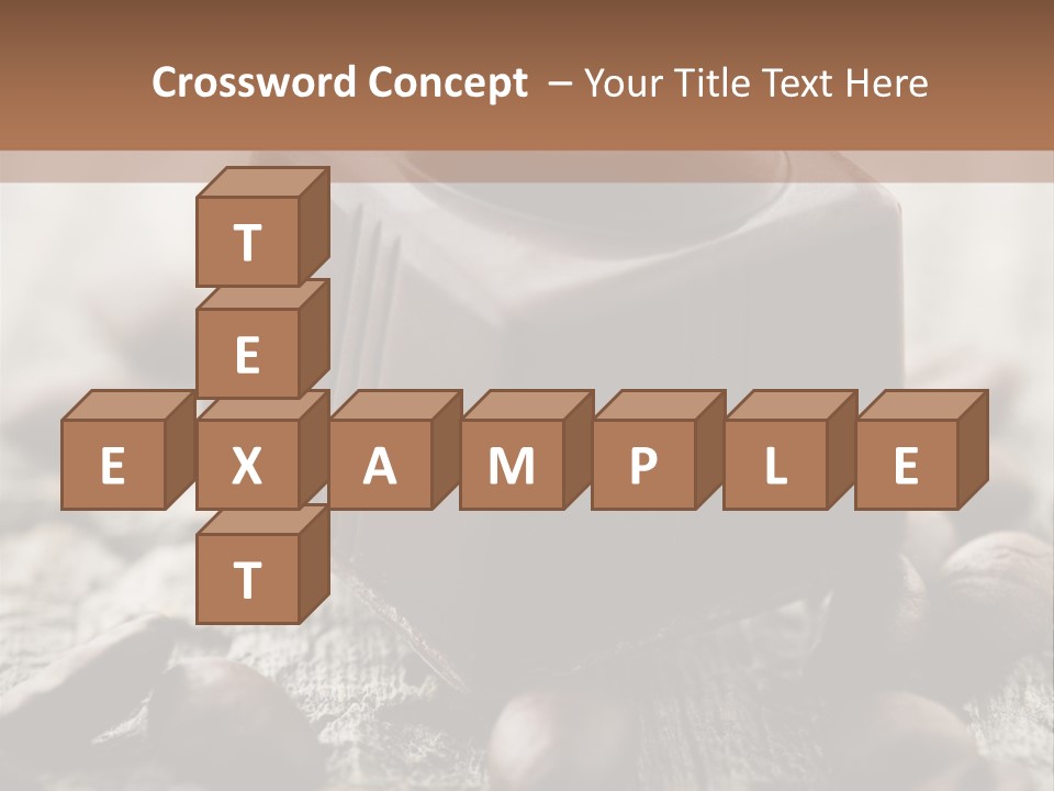 Black Cocoa Mocca PowerPoint Template