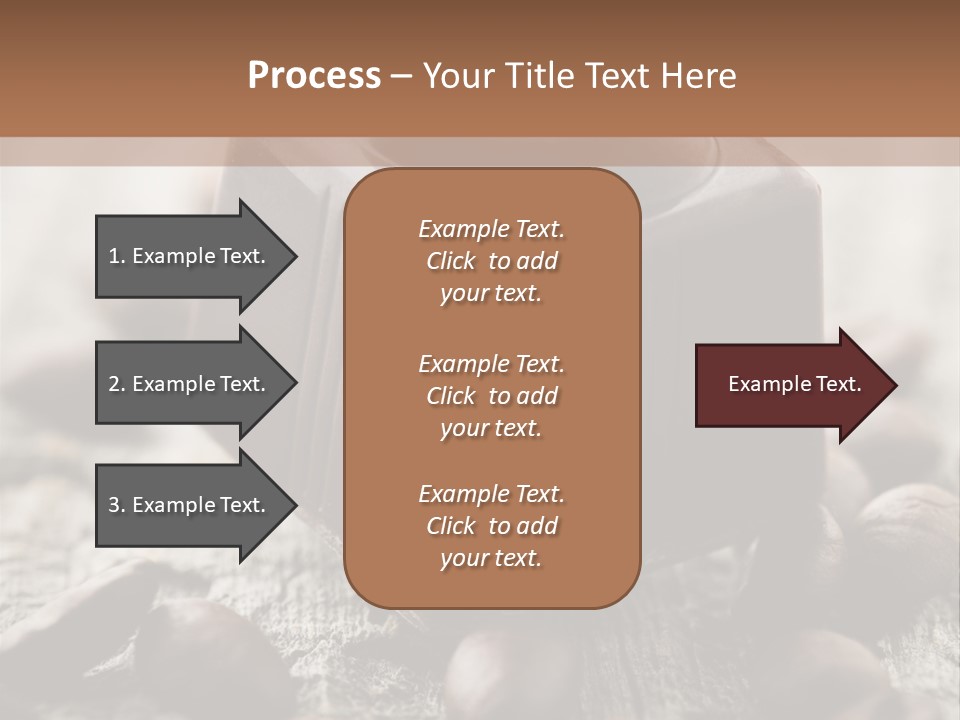 Black Cocoa Mocca PowerPoint Template