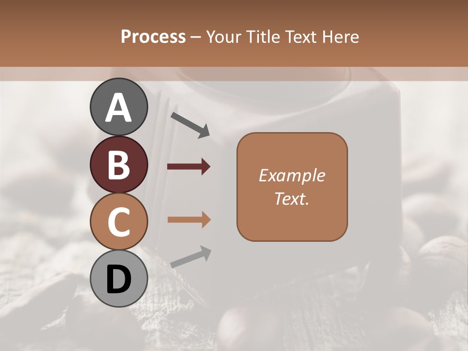 Black Cocoa Mocca PowerPoint Template