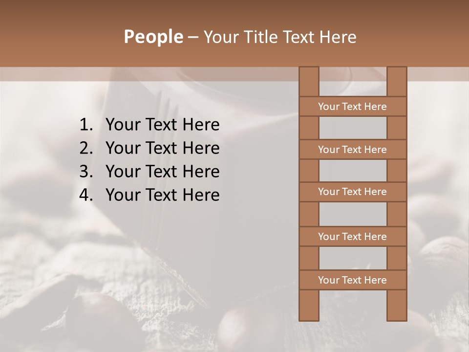 Black Cocoa Mocca PowerPoint Template
