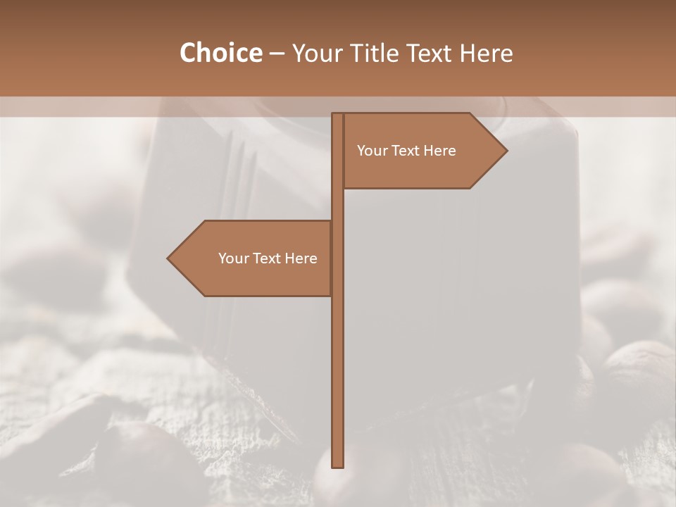 Black Cocoa Mocca PowerPoint Template