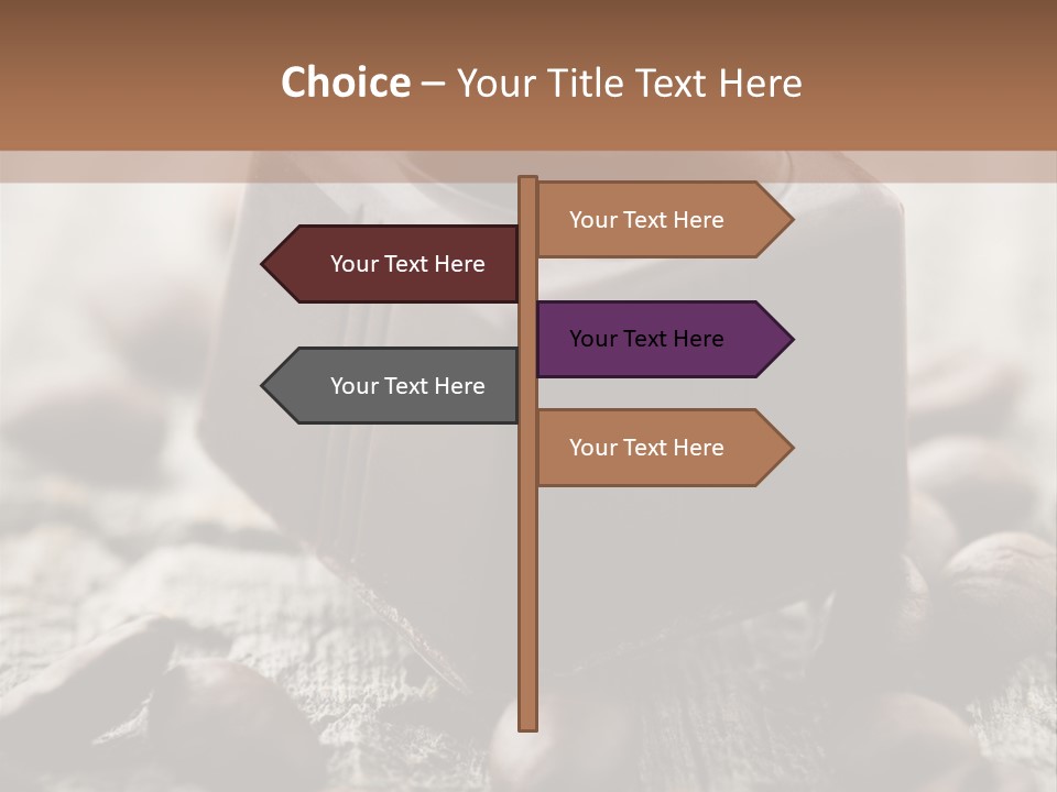 Black Cocoa Mocca PowerPoint Template