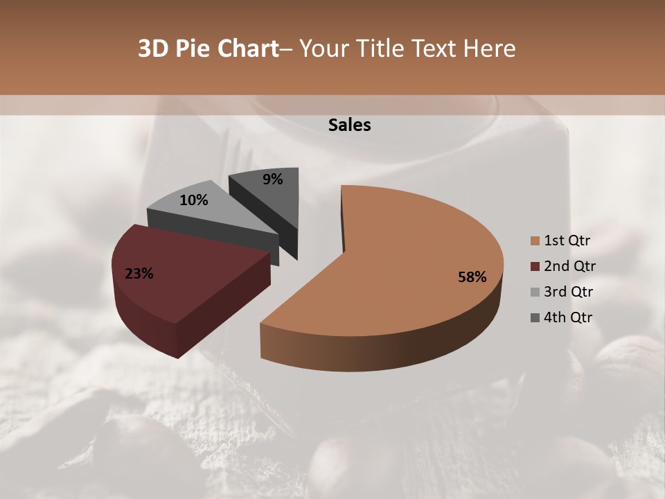 Black Cocoa Mocca PowerPoint Template