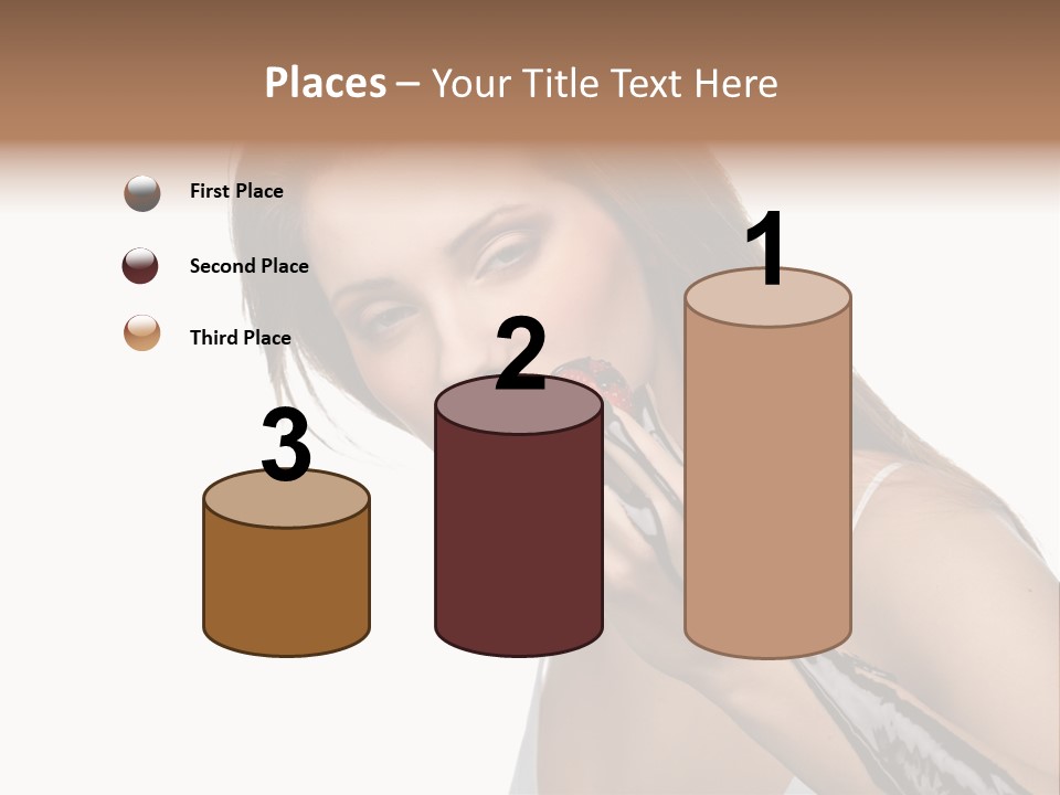 Hairs Chocolate Weight PowerPoint Template