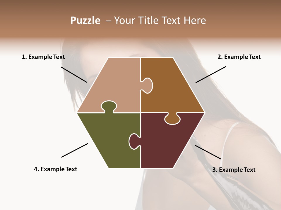 Hairs Chocolate Weight PowerPoint Template