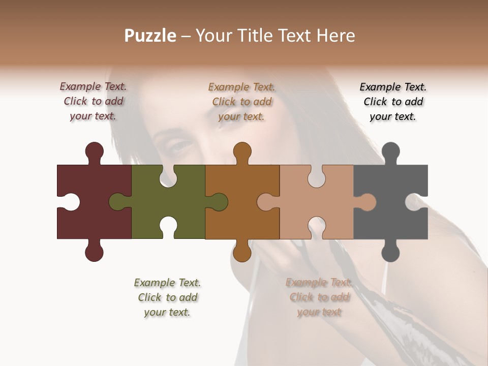 Hairs Chocolate Weight PowerPoint Template