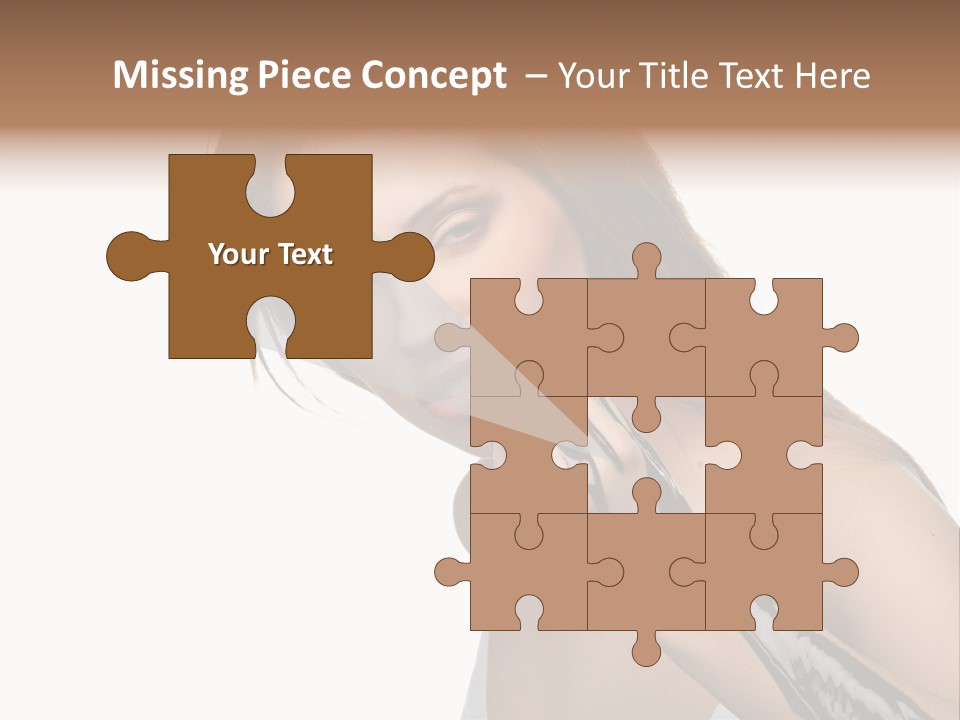 Hairs Chocolate Weight PowerPoint Template