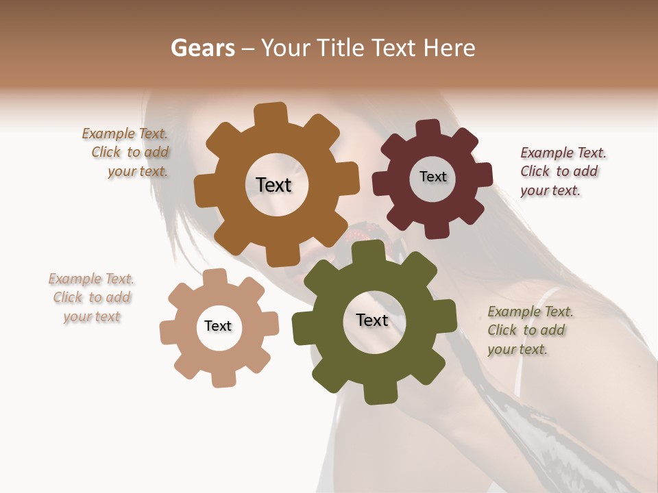 Hairs Chocolate Weight PowerPoint Template