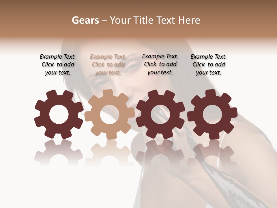 Hairs Chocolate Weight PowerPoint Template