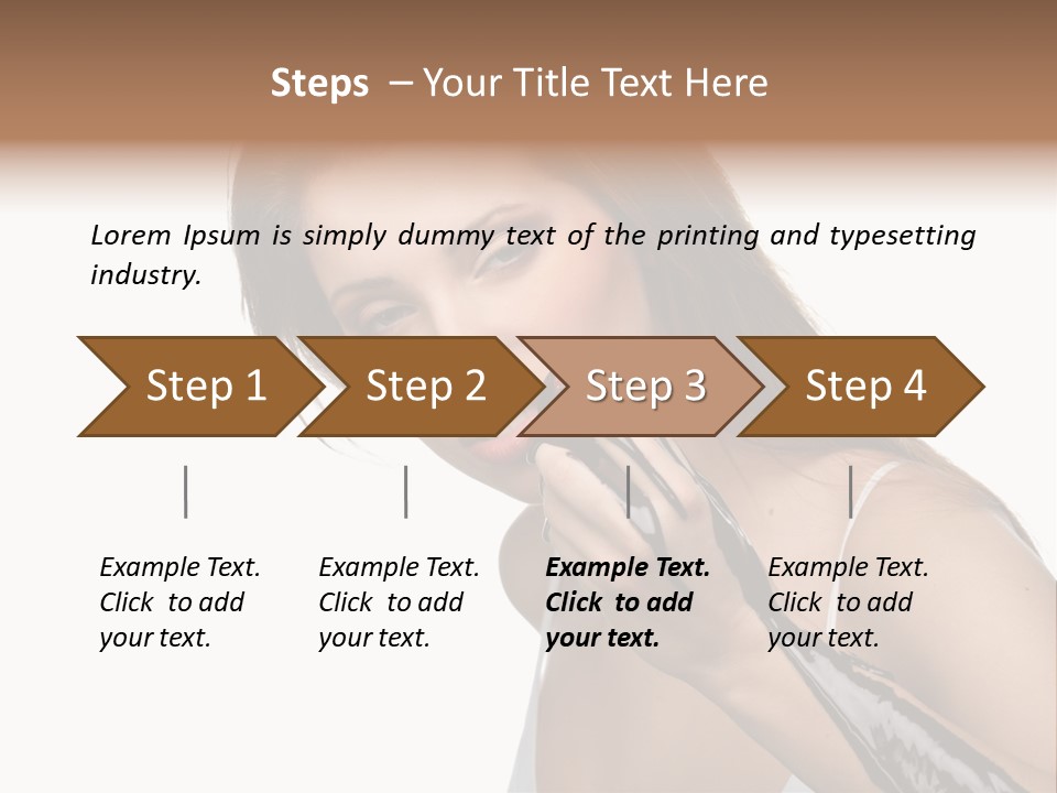 Hairs Chocolate Weight PowerPoint Template