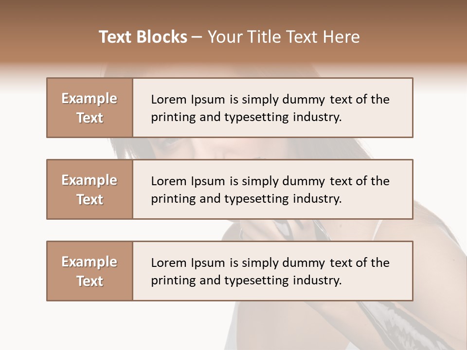 Hairs Chocolate Weight PowerPoint Template