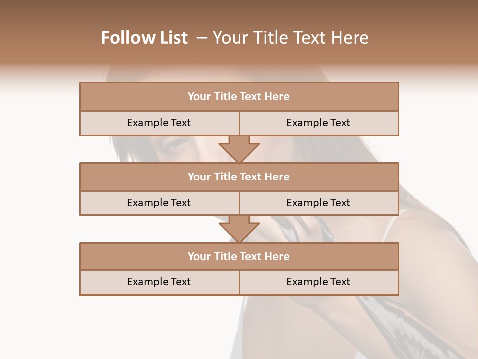 Hairs Chocolate Weight PowerPoint Template