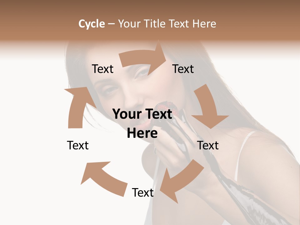 Hairs Chocolate Weight PowerPoint Template