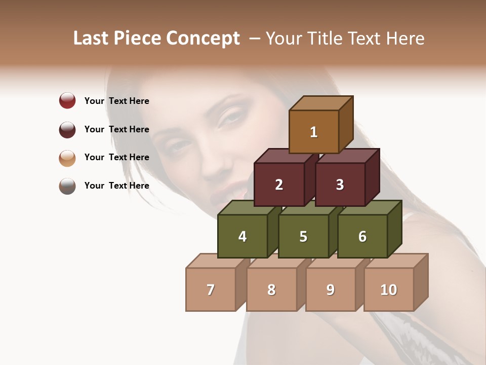 Hairs Chocolate Weight PowerPoint Template