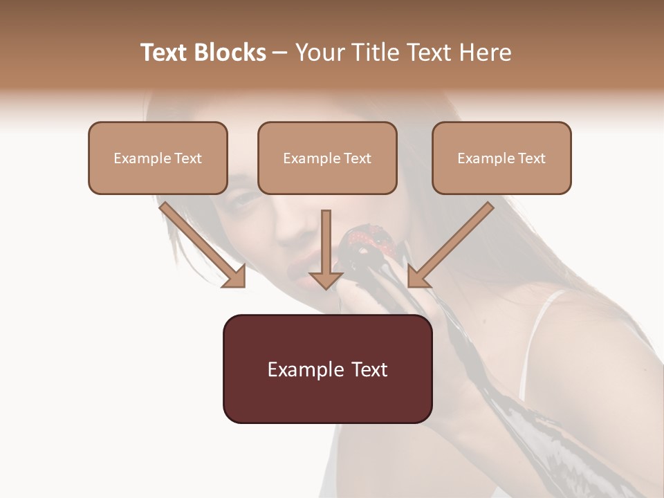 Hairs Chocolate Weight PowerPoint Template