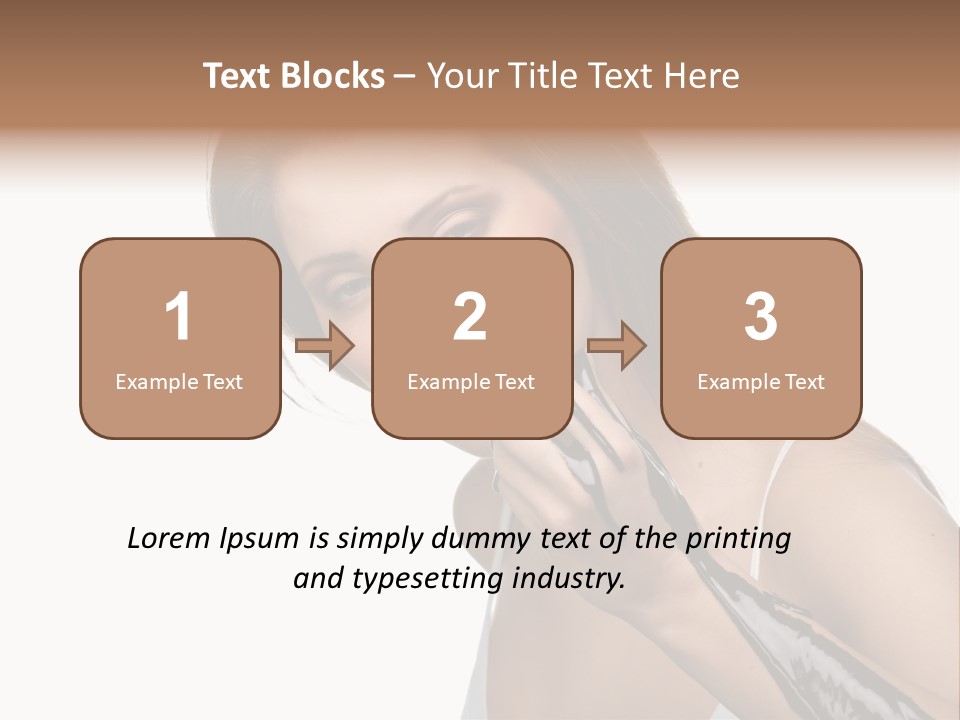 Hairs Chocolate Weight PowerPoint Template