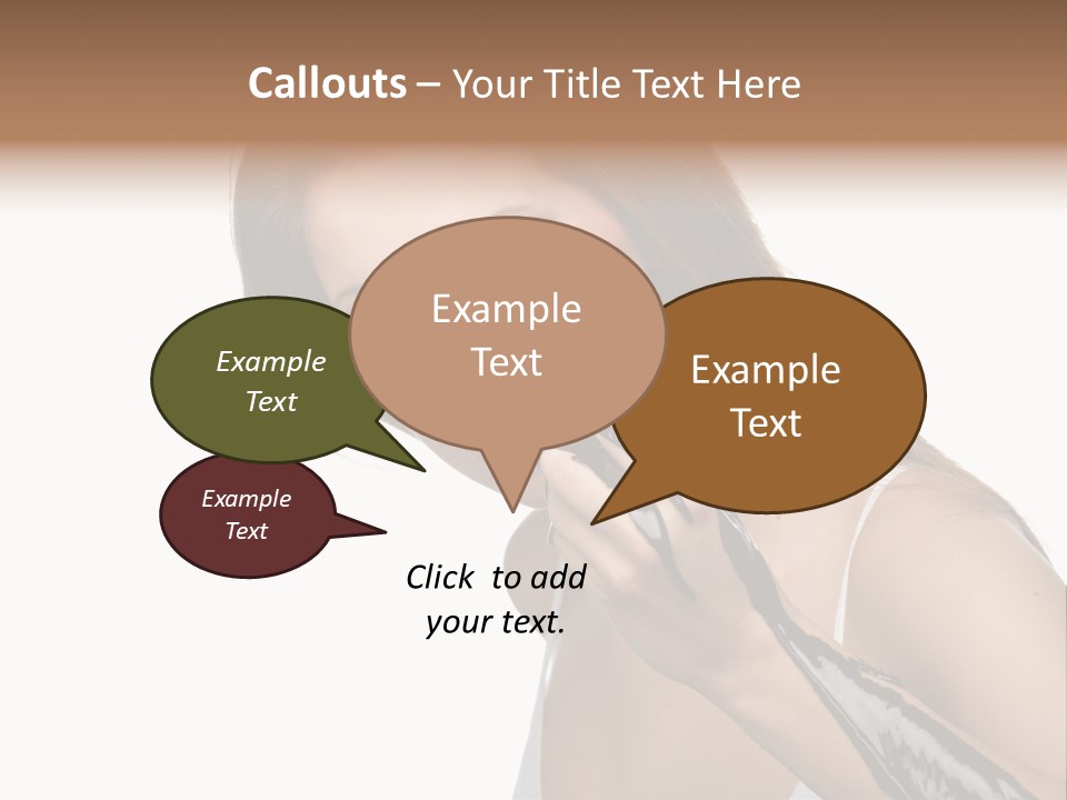 Hairs Chocolate Weight PowerPoint Template