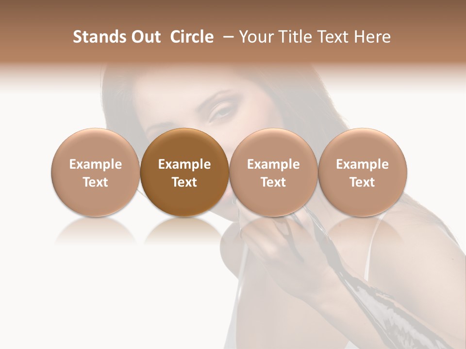 Hairs Chocolate Weight PowerPoint Template