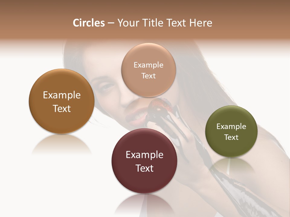 Hairs Chocolate Weight PowerPoint Template