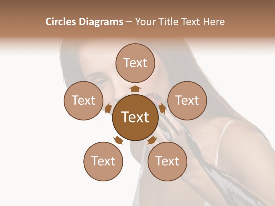 Hairs Chocolate Weight PowerPoint Template