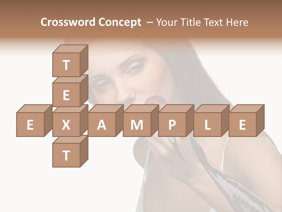 Hairs Chocolate Weight PowerPoint Template