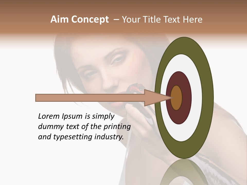 Hairs Chocolate Weight PowerPoint Template