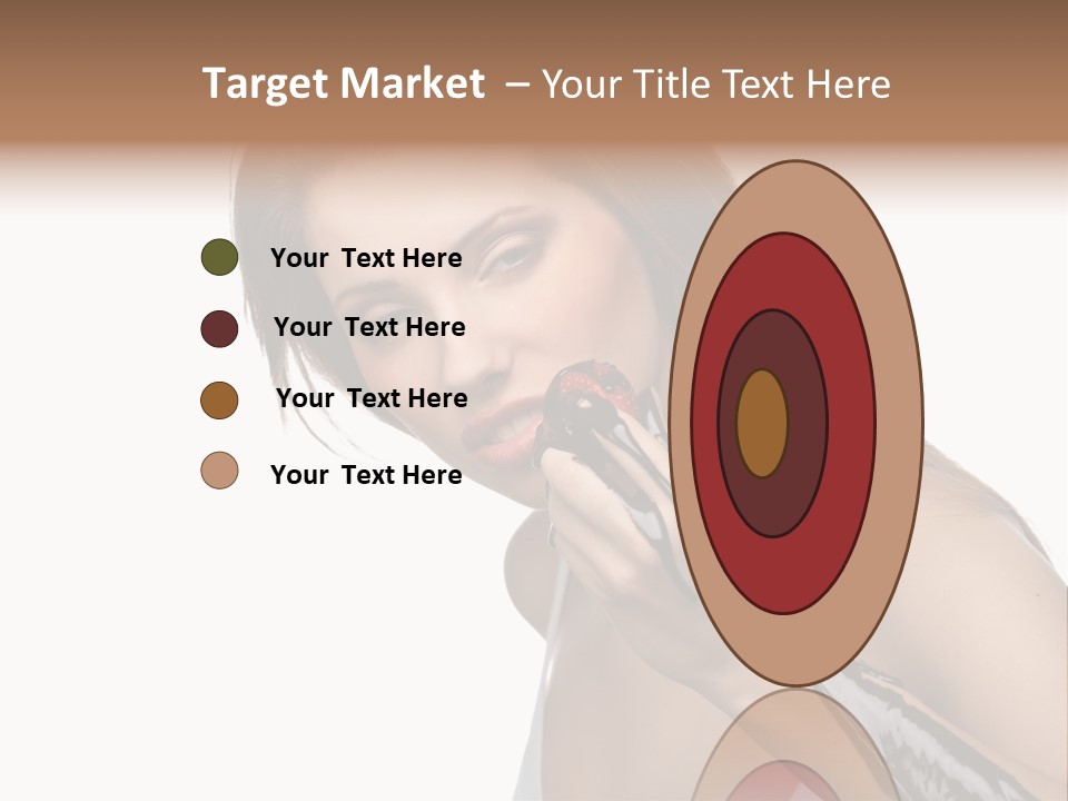 Hairs Chocolate Weight PowerPoint Template