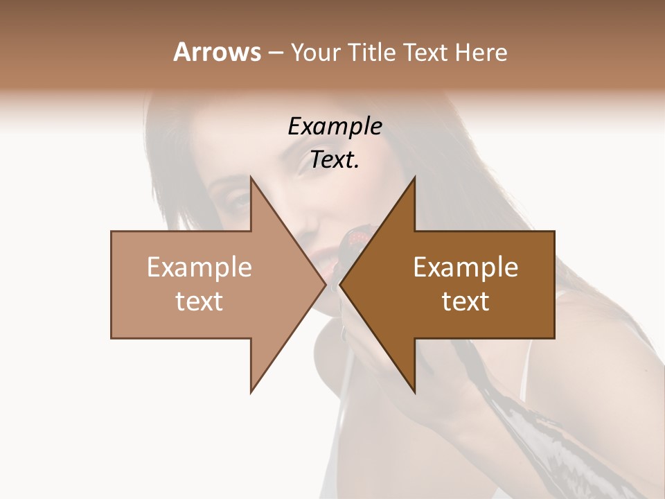 Hairs Chocolate Weight PowerPoint Template