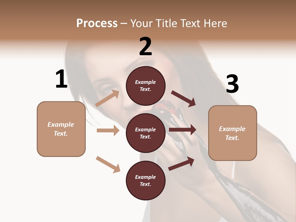 Hairs Chocolate Weight PowerPoint Template