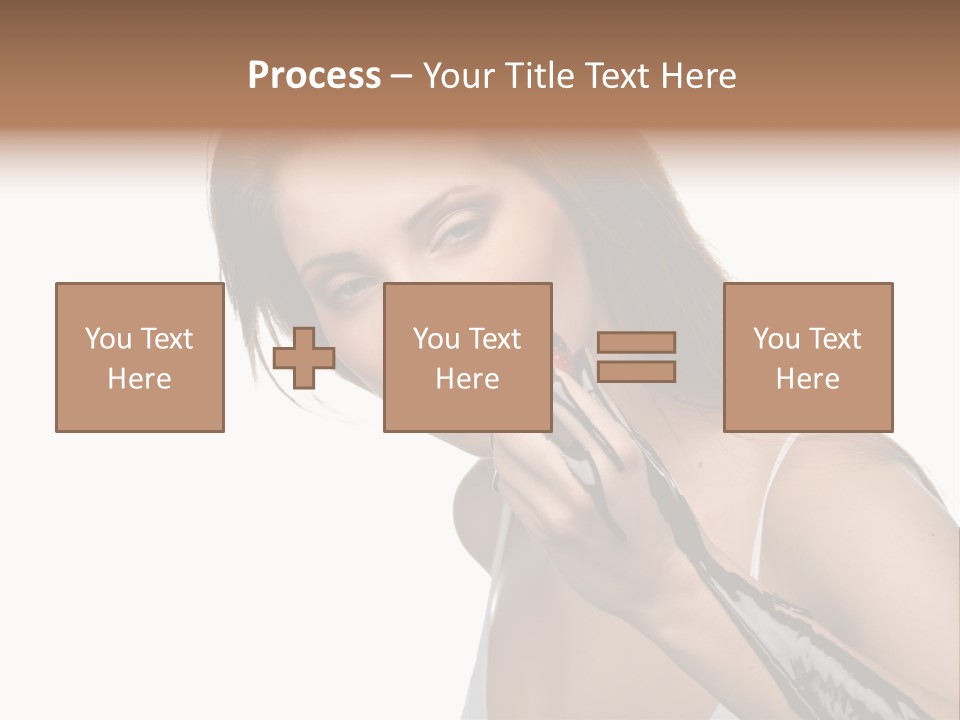 Hairs Chocolate Weight PowerPoint Template