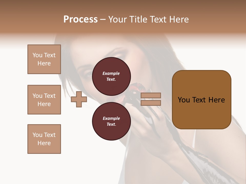 Hairs Chocolate Weight PowerPoint Template