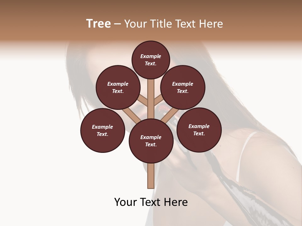 Hairs Chocolate Weight PowerPoint Template