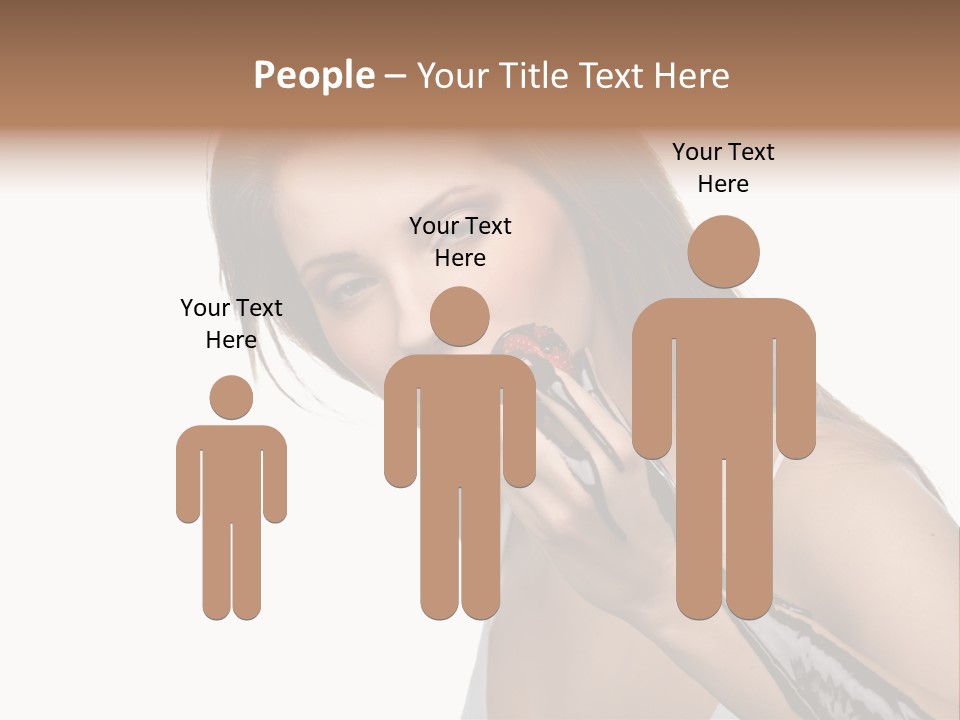 Hairs Chocolate Weight PowerPoint Template