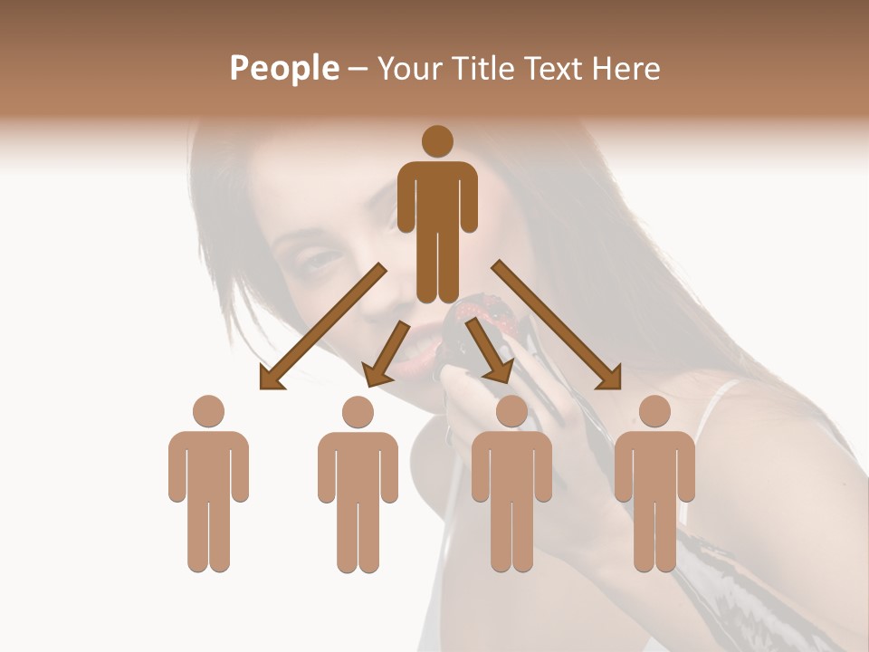 Hairs Chocolate Weight PowerPoint Template