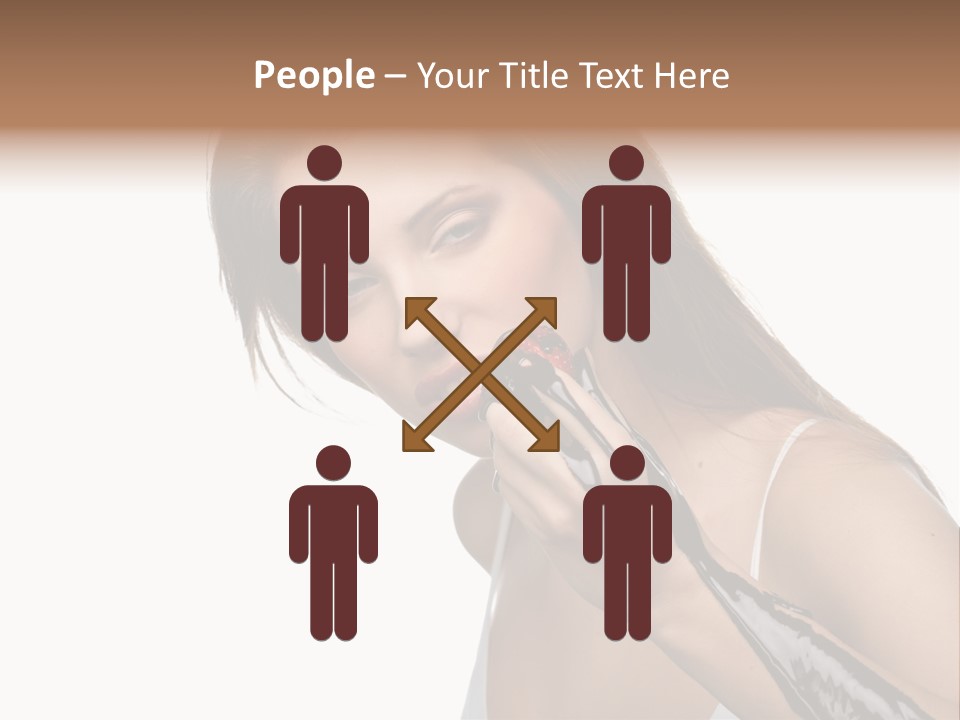 Hairs Chocolate Weight PowerPoint Template