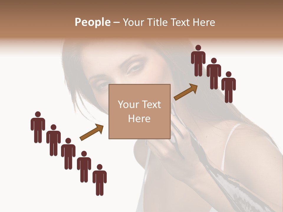 Hairs Chocolate Weight PowerPoint Template