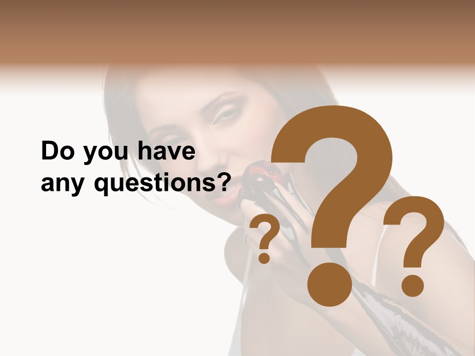 Hairs Chocolate Weight PowerPoint Template