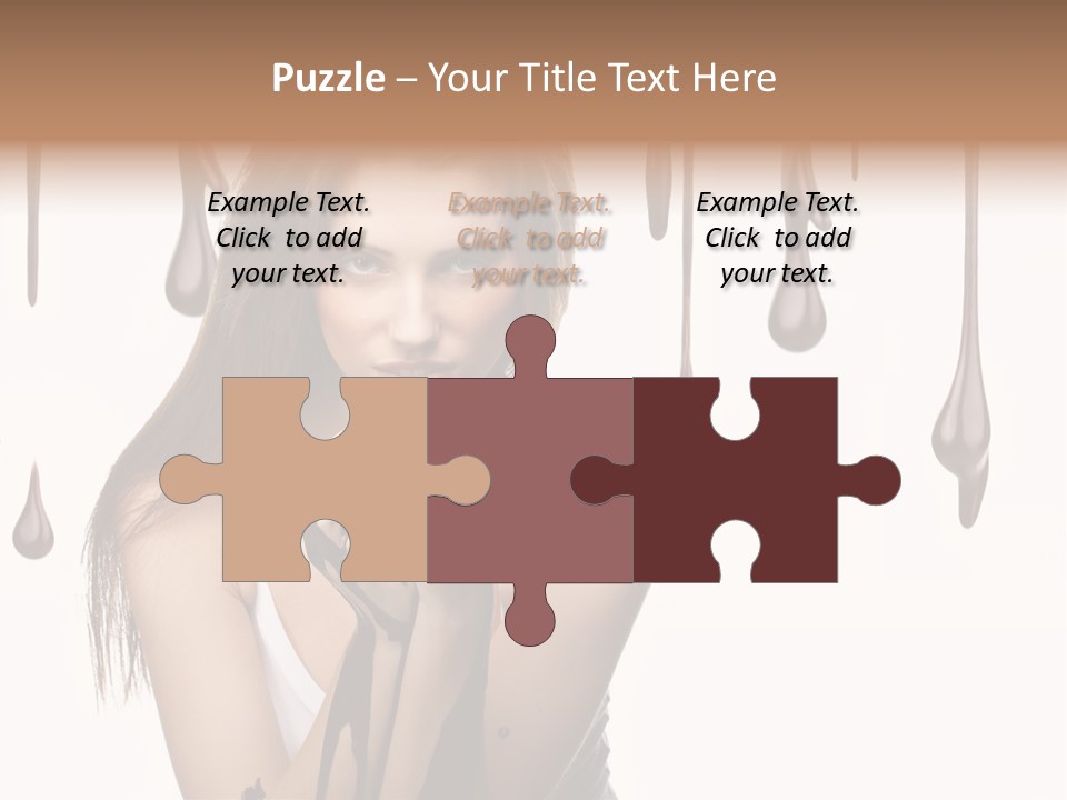 Brown Fingers Cacao PowerPoint Template