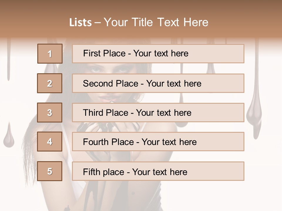 Brown Fingers Cacao PowerPoint Template