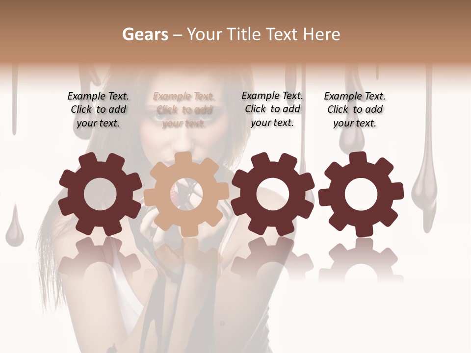 Brown Fingers Cacao PowerPoint Template