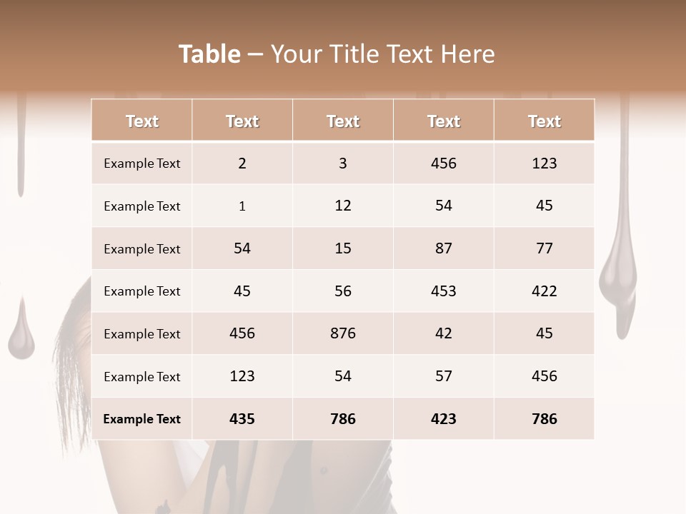 Brown Fingers Cacao PowerPoint Template