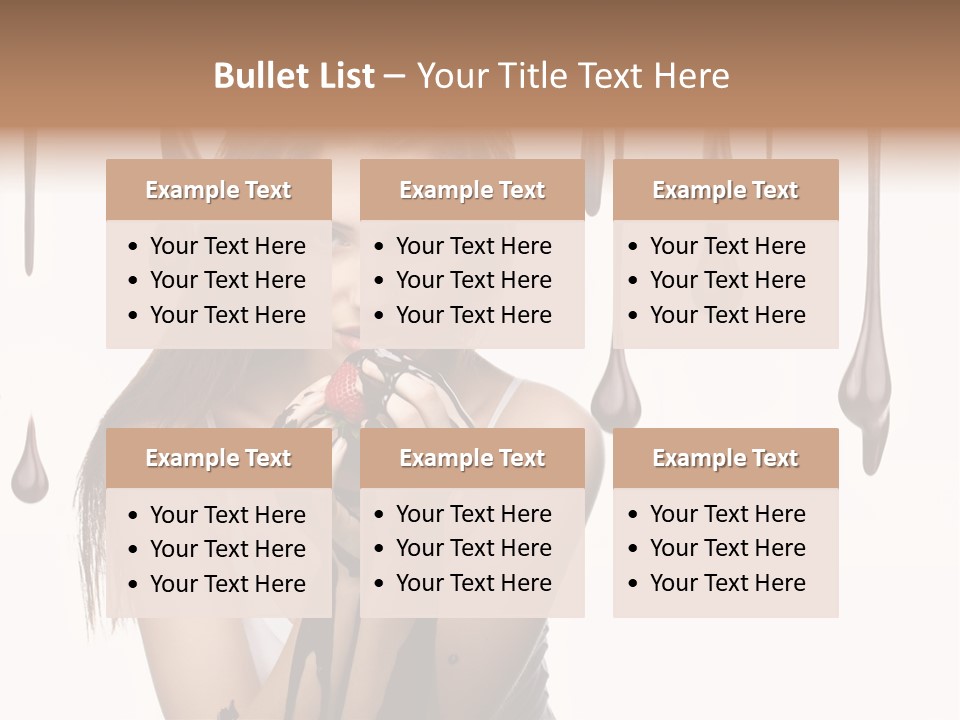 Brown Fingers Cacao PowerPoint Template