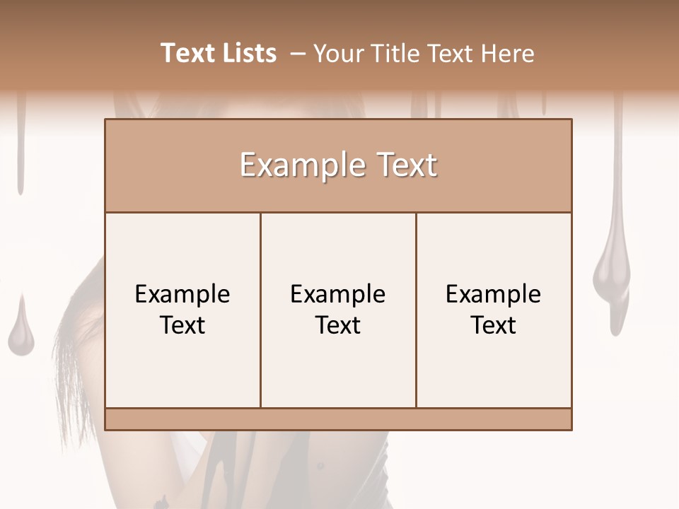 Brown Fingers Cacao PowerPoint Template