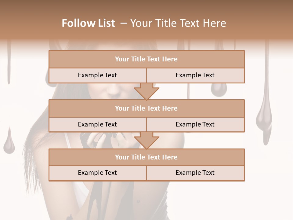 Brown Fingers Cacao PowerPoint Template