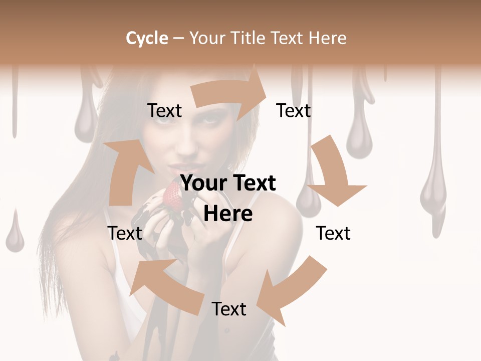 Brown Fingers Cacao PowerPoint Template