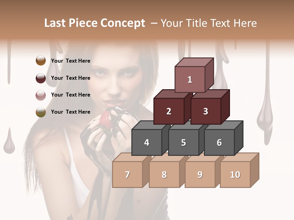 Brown Fingers Cacao PowerPoint Template