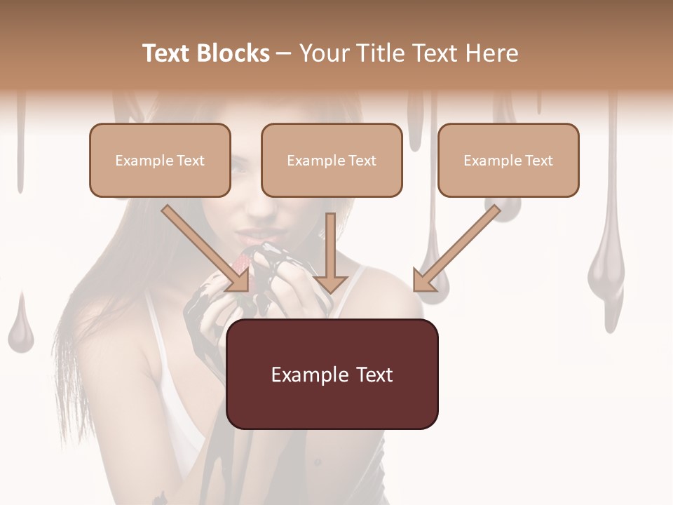 Brown Fingers Cacao PowerPoint Template