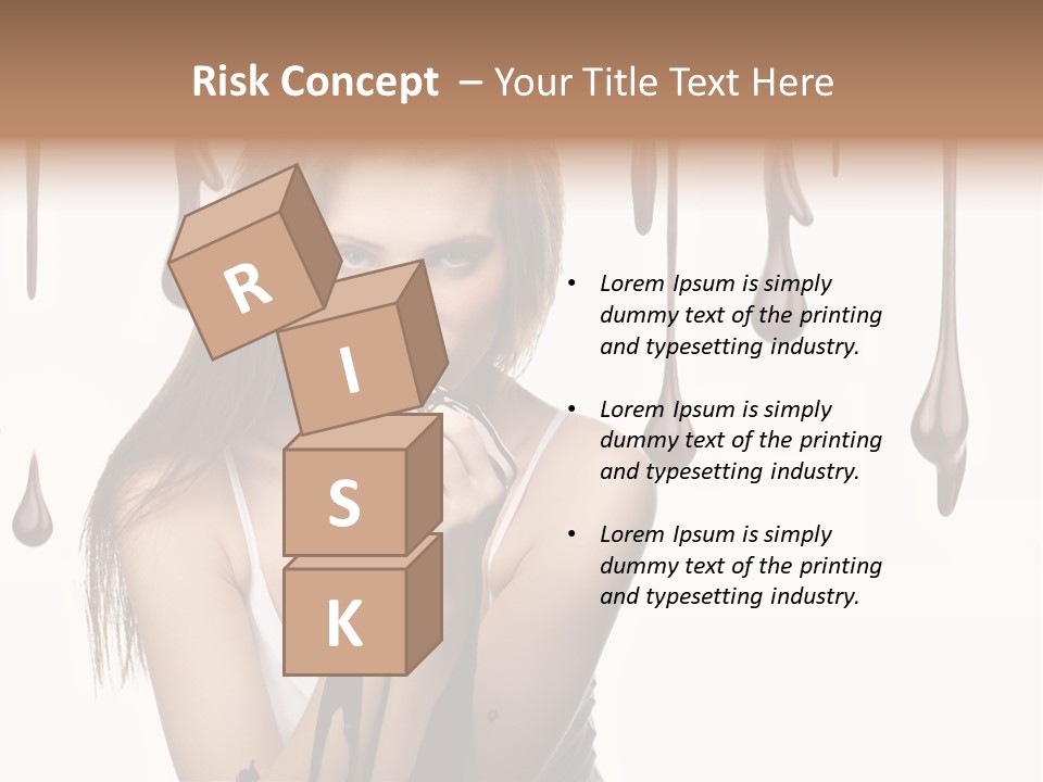 Brown Fingers Cacao PowerPoint Template